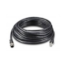 4-Pin D-Coding M12 Male to RJ-45 Ethernet Cable, 10 Meters