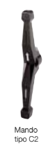 Mando directo negro para int. SIRCO 800 a 3200A tipo C2