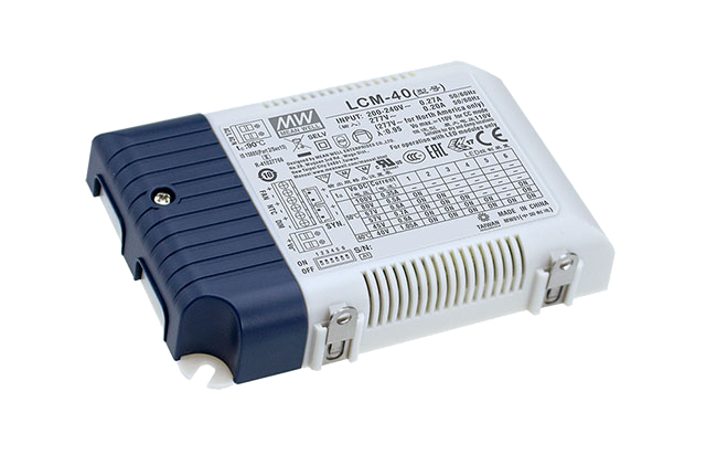 Driver LED plástico corriente PFC opción Sincronizado o DALI 40W LCM-40U