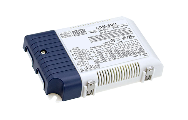 Driver LED plástico corriente PFC opción sincronizado o DALI 60W LCM-60U