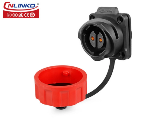 Conector Serie YM-24 Hembra 2 Pines Socket Soldar CNLINKO