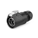 Conector Serie LP-28 Macho 3 Pines Bloqueo CNLINKO