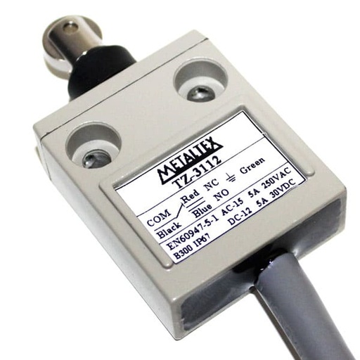 Fines de carrera metálico con cable 3A/250VCA SPDT serie TZ3
