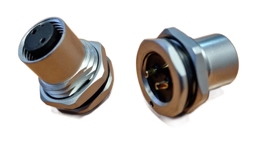 Conector Serie LM-12 Hembra 2 Pines Socket Soldadura CNLINKO