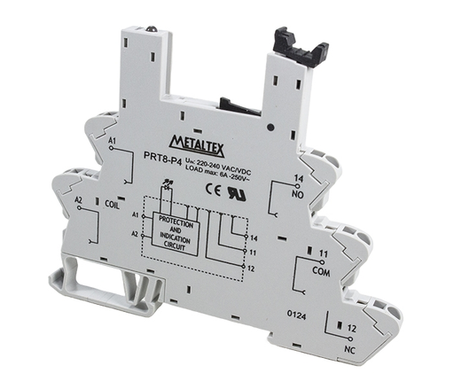 Socket para JZ Relay-Fijación de DIN Rail - Push-in Connection