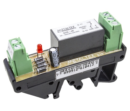 Interfaz de Relé 1 Reversible (SPDT) 8A - 48VCA/VCC
