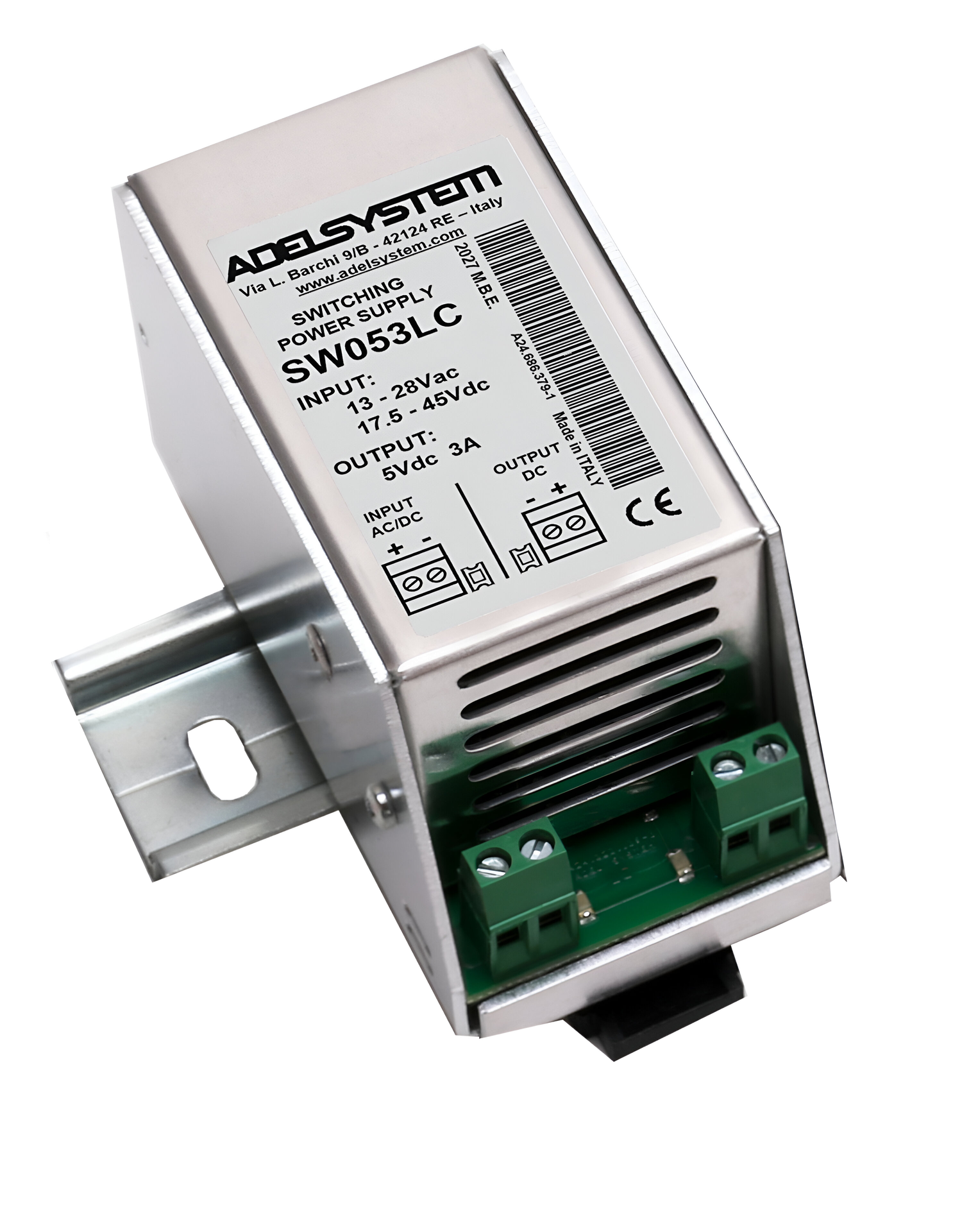 AC-DC/DC Converters (Low Voltage Line) In:24Vac / 40Vdc Out:5V 3A Not Isolated