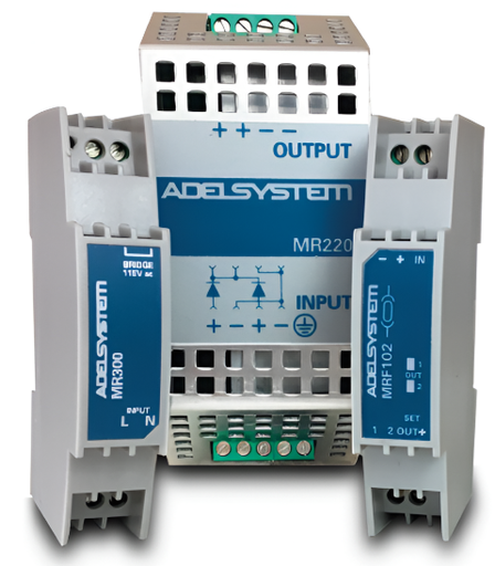 Automatic Input ranging  for Bride connection In: 115-230 Vac. DC-UPS Sizes: 2,3