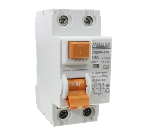 Interruptor diferencial 80A serie DRB80
