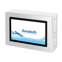 10.1" 16:9 (1280 x 800), 450nits, Stainless Steel 316 Full IP66/69K Protection, Fanless Panel PC with Intel Pentium N4200 CPU, Projected Capacitive Touch, 4G RAM, 64G SSD, 1 VGA, 2 USB 2.0, 1 RS-232/422/485, 1 GbE, DC 9-36V (M12 Connector)