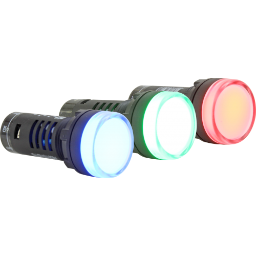 Indicador luz piloto plástico 22mm bicolor serie L20-AB