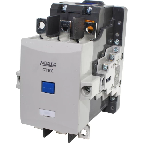 Contactor trifásico 105A AC3-220 105A AC3-480 Bobina 110VAC + 2NO + 2NC