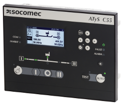 Controlador ATS ATyS C55 (funcionalidades de nivel medio) - marca Socomec