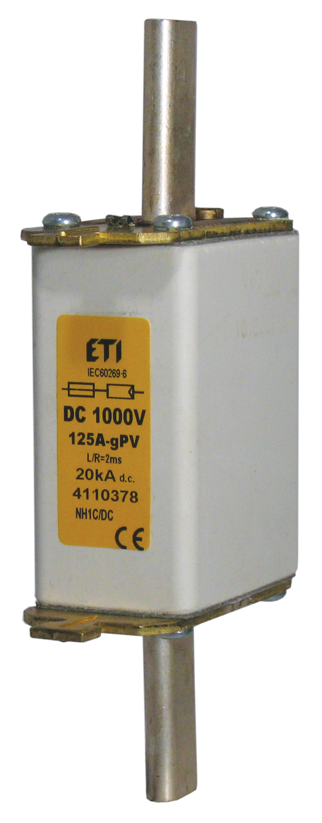 Fusible ETI NH0 gPV 40A 1000V DC