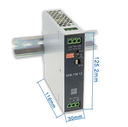 Fuente delgada riel DIN 75W Serie XDR-75E