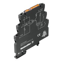 Relé de estado sólido, Tensión de mando 5 V TTL, Tensión de conexión 24 VDC ±20%, Intensidad 100 mA