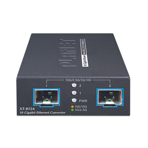 Conversor de medios y modo SFP+ de 2 puertos 10G/2.5G/1G/100BASE-X