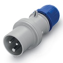 ENCHUFE MACHO VOLANTE 2P+T IP44 32A 6h 200-250V