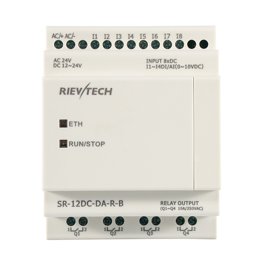 Controlador Lógico Programable SR-12DC-DA-RB con Salidas de Relé
