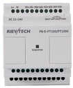 Módulo de Expansión PR-E-PT100/PT1000, 4 Entradas Análogas para Sensores de Temperatura, Alimentación DC12-24V, Rievtech