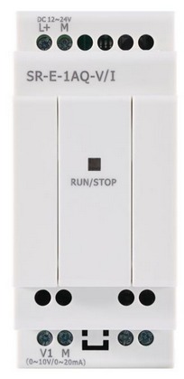 Módulo de Expansión SR-E-1AQ-V/I, 1 Salida Análoga 0-10V o 0-20mA, Alimentación DC12-24V, Rievtech