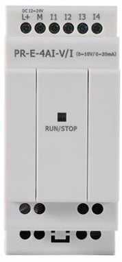 Módulo de Expansión PR-E-4AI-V/I, 4 Entradas Análogas 0-10V o 0-20mA, Alimentación DC12-24V, Rievtech