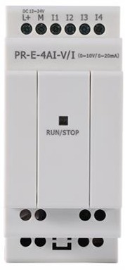 Módulo de Expansión PR-E-4AI-V/I, 4 Entradas Análogas 0-10V o 0-20mA, Alimentación DC12-24V, Rievtech