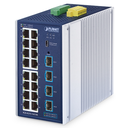 Switch Ethernet Gestionado Industrial IGS-4215-16T4X L2/L4 de 16 Puertos 10/100/1000T + 4 Puertos 10G SFP+