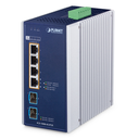 Switch Ethernet Industrial IGS-1000-4UP2X de 4 Puertos 10/100/1000/2500T 802.3bt PoE y 2 Puertos 10G SFP+