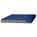 Switch Gigabit Ethernet GSW-5240HP de 48 Puertos 10/100/1000T 802.3at PoE + 4 Puertos 1000X SFP