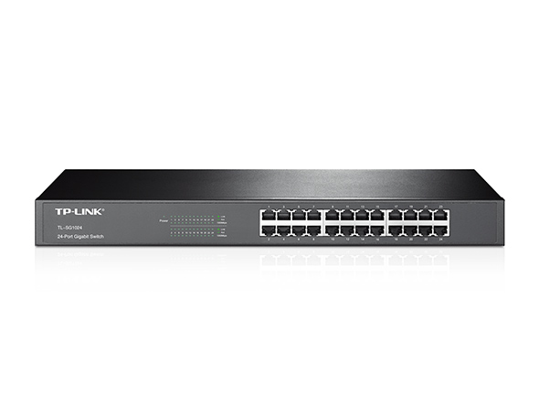 Gigabit Switch de 24 puertos RJ45 10/100/1000 Mbps
