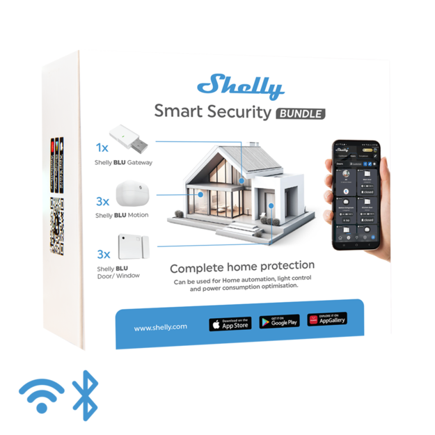 Paquete de seguridad inteligente Shelly (Descontinuado)