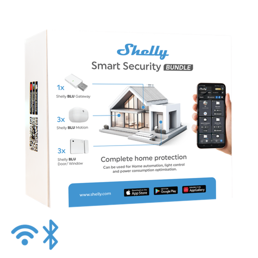 Paquete de seguridad inteligente Shelly (Descontinuado)