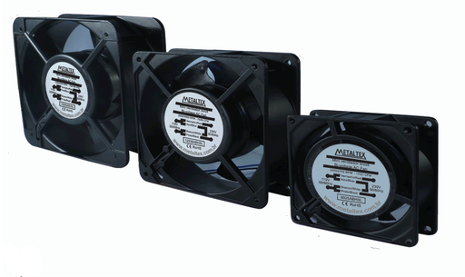 Ventilador de panel 225x225x80 mm, rodamiento de esfera, 2300/2600 RPM, 220 VCA