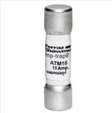 Fusible Midget 10x38mm - rápido 600VAC 600VDC 15A Ferrule Amp-Trap, marca Mersen (Ferraz)