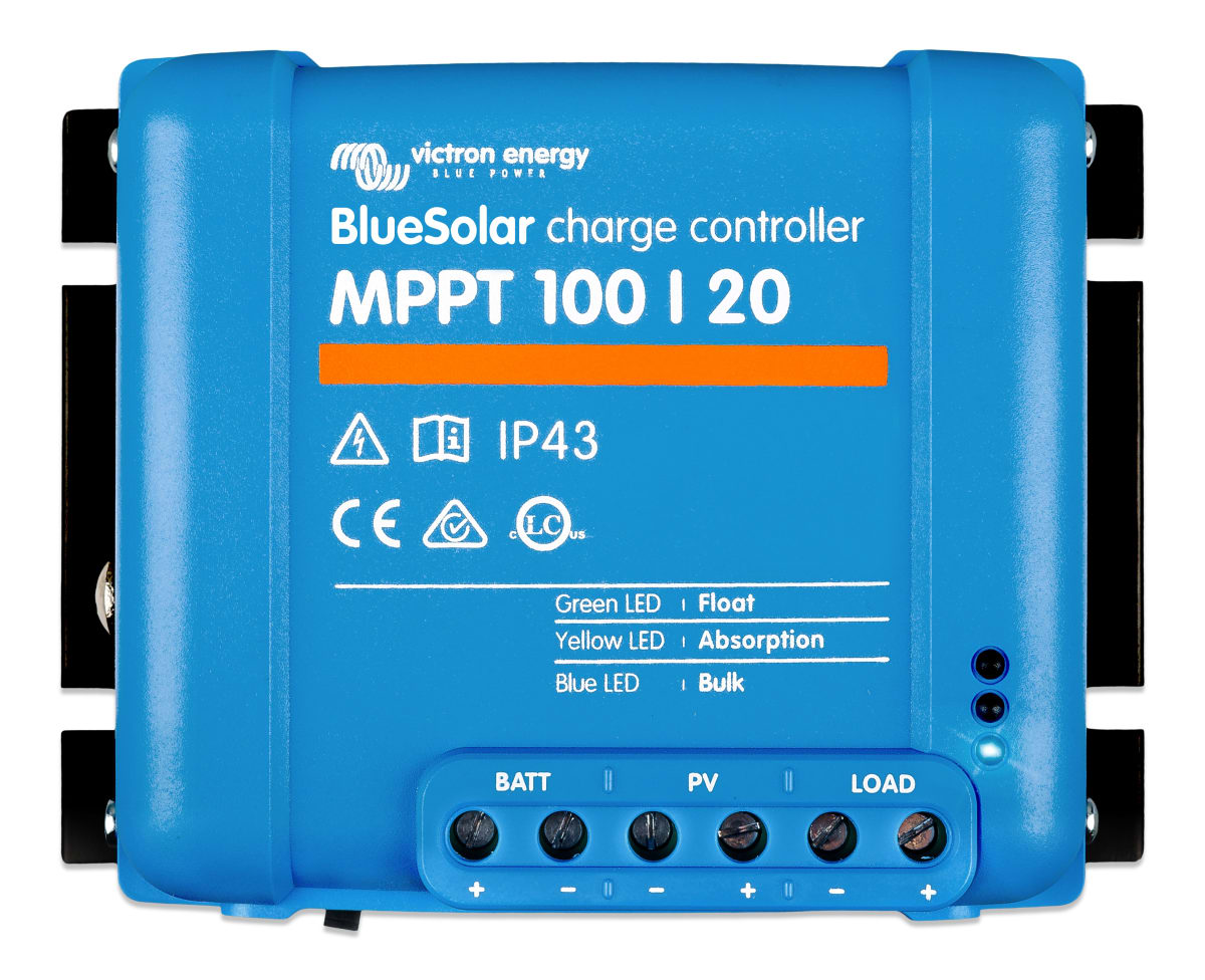 Controlador de Carga BlueSolar MPPT 100V 20A, 12/24/36/48V