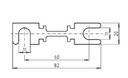 FUSIBLE SIBA 300A, 80VDC para Montacargas y Camiones, tipo A (Abiertos), pack de 100 unidades.