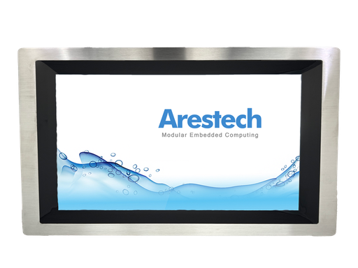 Monitor Touch Industrial Inox IP66 21.5", RS-232/VGA, 12VDC, Arestech
