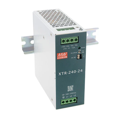Fuente de Poder Industrial DIN Rail Mean Well XTR-240 – 240W AC/DC Ultra Slim