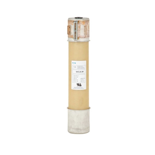Fusible Eaton Bussmann series 8ACLS fuse, Single barrel, 3R designation, 7.2 kV, 100A, 50 kAIC, Motor start, ACLS, Class R, Ampgard, Single barrel