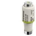 Fusible Diazed Siemens SILIZED 500V para protección de semiconductores, aR,  tamaño DIII, E33, 50A