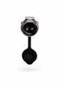 Conector Circular LP-28 Hembra 2 Pines Panel Metal (Bloqueo/Tuerca)
