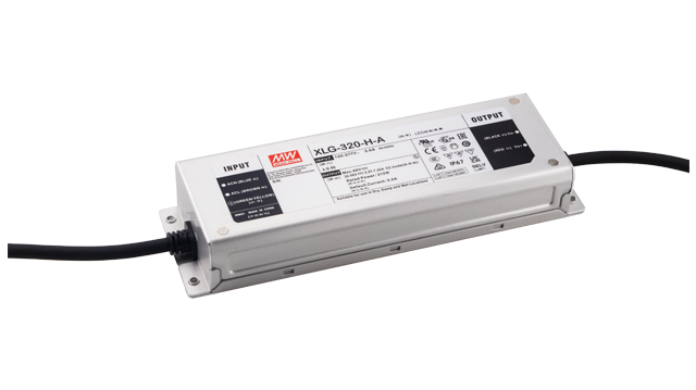 Driver LED metal de potencia PFC 320W XLG-320-M-A Caja dañada