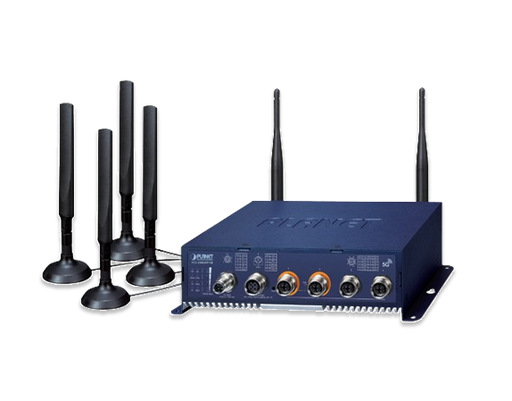 Gateway Industrial Vehicular 5G NR con PoE+ M12 PLANET