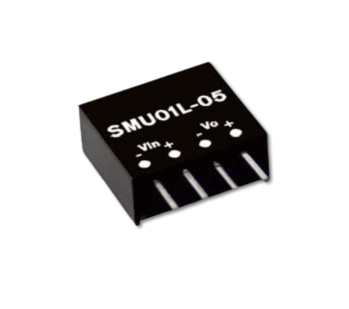 SMU01L-12 Convertidor DC-DC 1W 12V Monosalidad No Regulada Mean Well