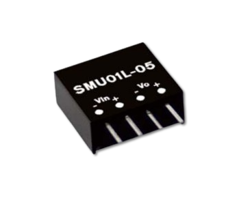 SMU01M-12 Convertidor DC-DC 1W 12V Monosalidad No Regulada Mean Well