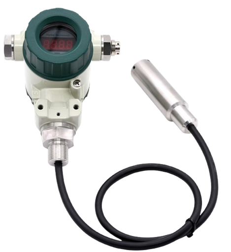 Transmisor de Nivel por Presión Diferencial YW01 0-5m RS485 24VDC (5m rango + 5m cable)