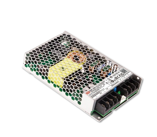 Fuente de Poder Industrial AC/DC 200W MEAN WELL NSP-200 con PFC Alta Confiabilidad