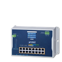 Switch Industrial Administrable L2+ 16 Puertos Gigabit PoE++ + 4 SFP+ 10G PLANET WGS-5215-16UP4XV con LCD