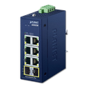 Switch Industrial PROFINET 6 Puertos Gigabit + 2 SFP Fibra PLANET IGS-820TF-PN